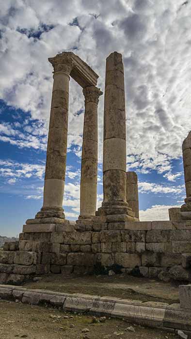 173 - Jordania - Amman - Ciudadela - templo de Hercules